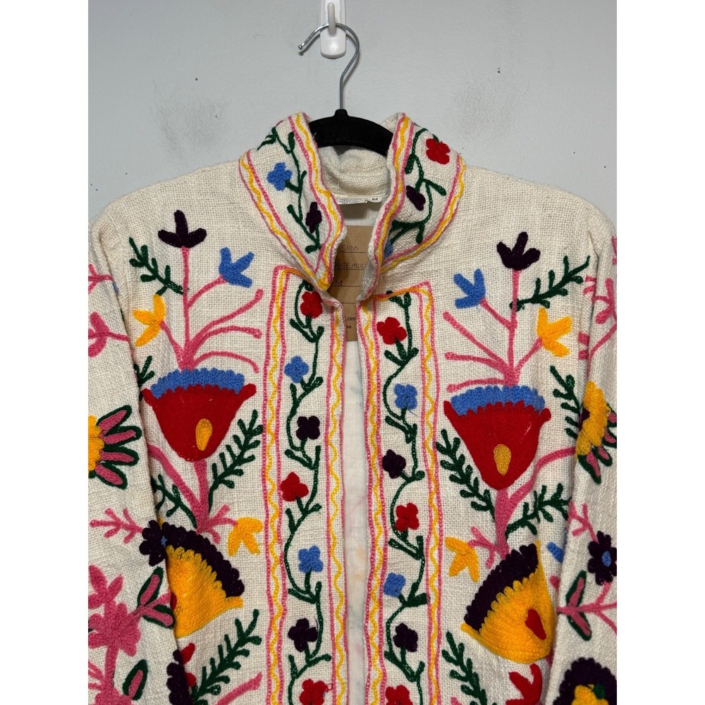 Ashley Taylor Multicolor Embroidered Jacket - Picture 3 of 7